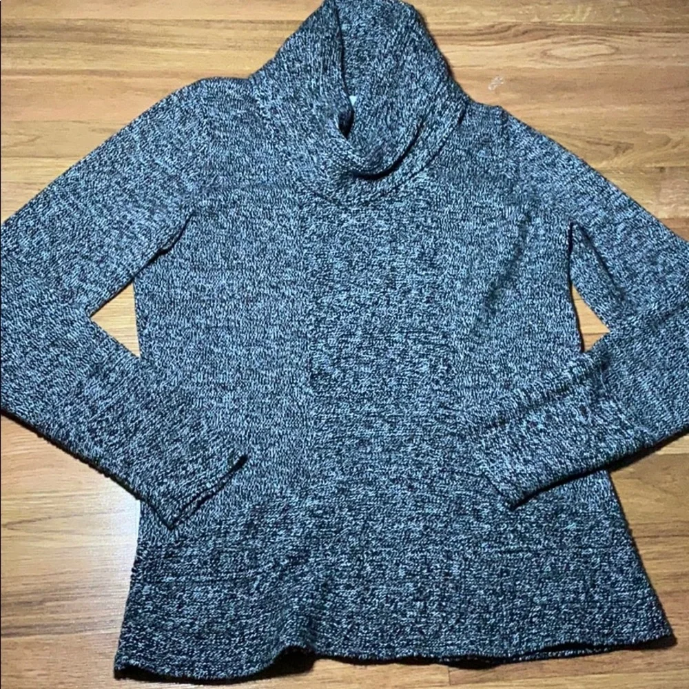 Calvin Klein cowl neck black and white sweater, S - Picture 1 of 7